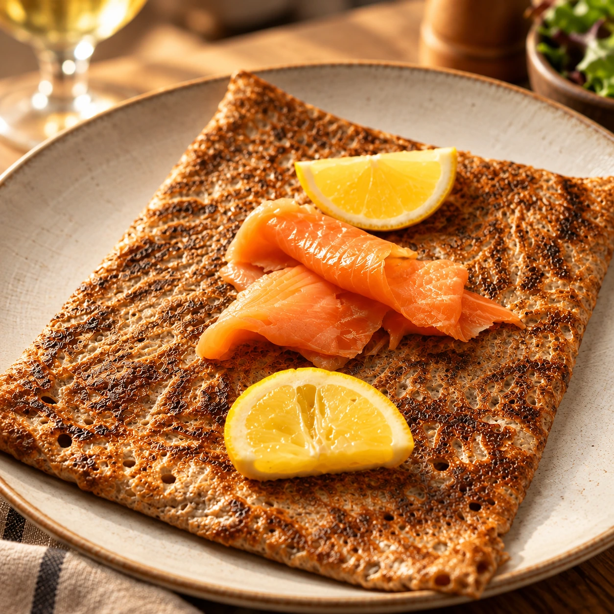 Galette au saumon