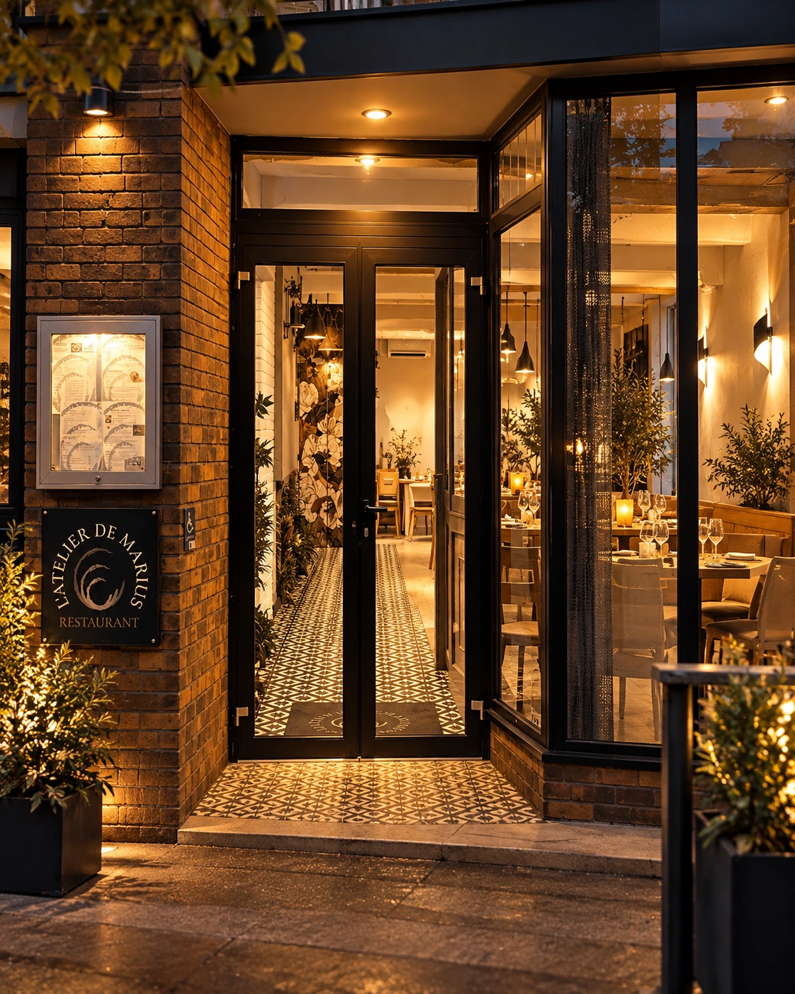 Entrée de L’Atelier de Marius